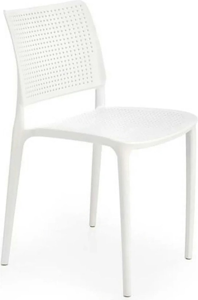 Scaun K514, alb, polipropilena, 42x55x79 cm