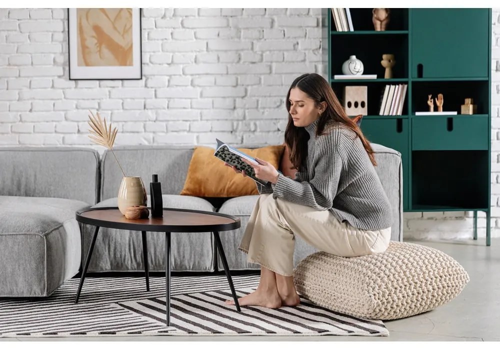 Puf pernă Bonami Essentials Knit, bej