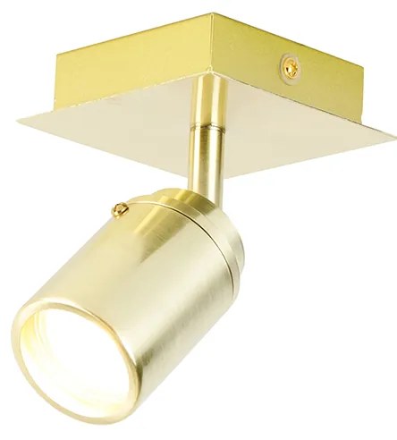 Spot modern pentru baie din alamă pătrat IP44 - Ducha