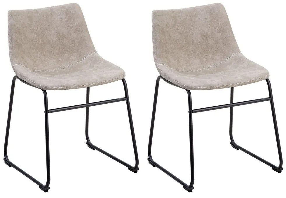 Set 2 buc. scaune pentru sufragerie Basta (bej). 1009969