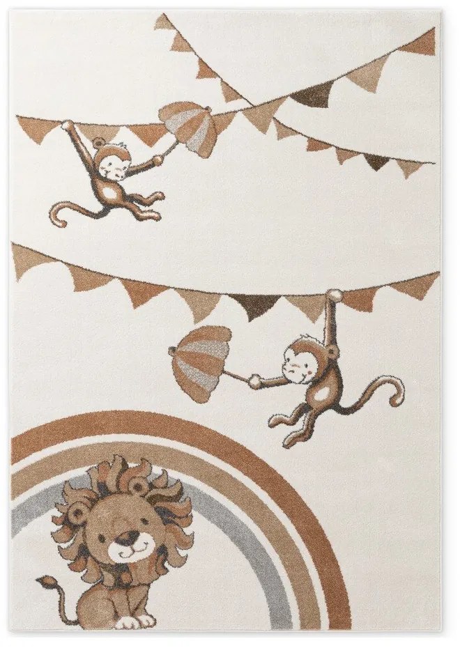 Covor pentru copii crem 120x170 cm Roar like a Lion Rainbow Party – Villeroy&Boch