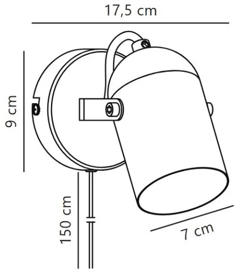 Spot de perete Nordlux LOTUS 1xE14/40W/230V