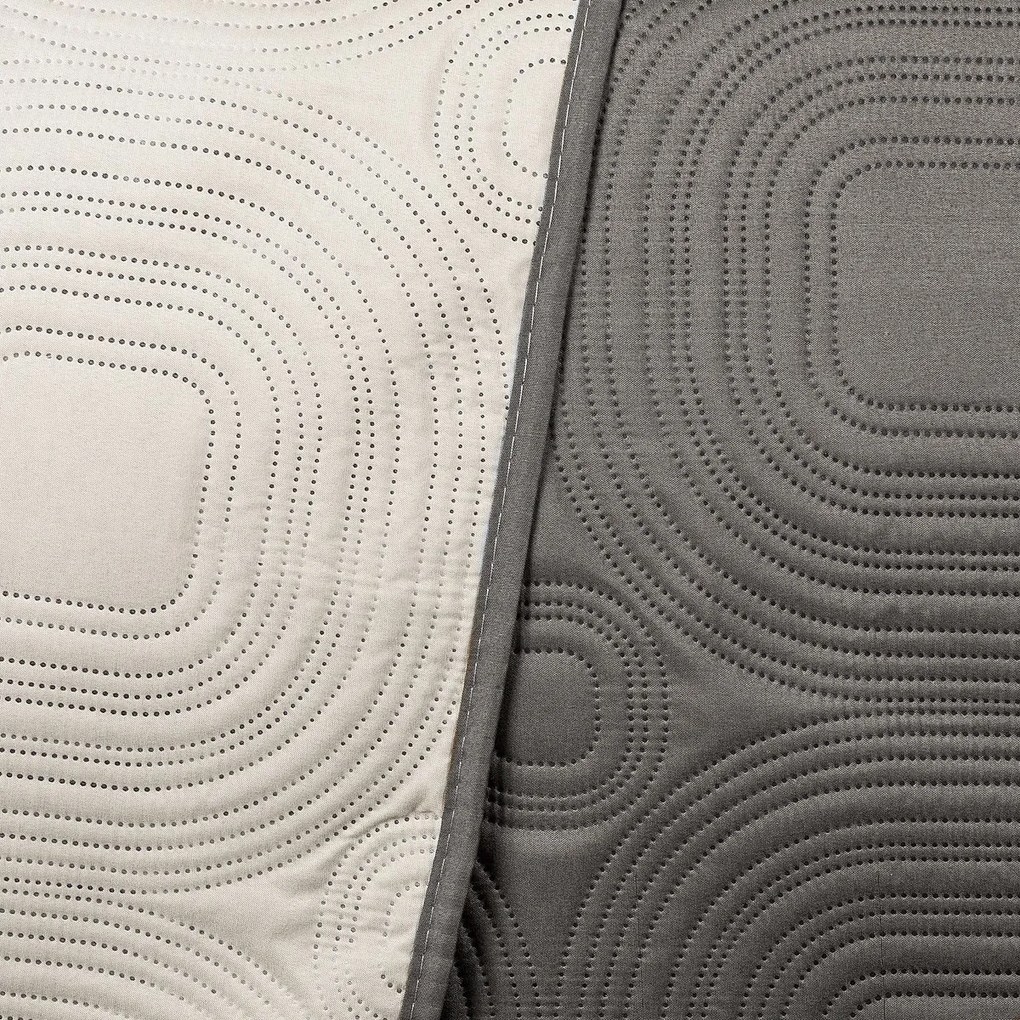 Cuvertură de pat 4Home Doubleface, taupe/bej, 220 x 240 cm, 2x 40 x 40 cm