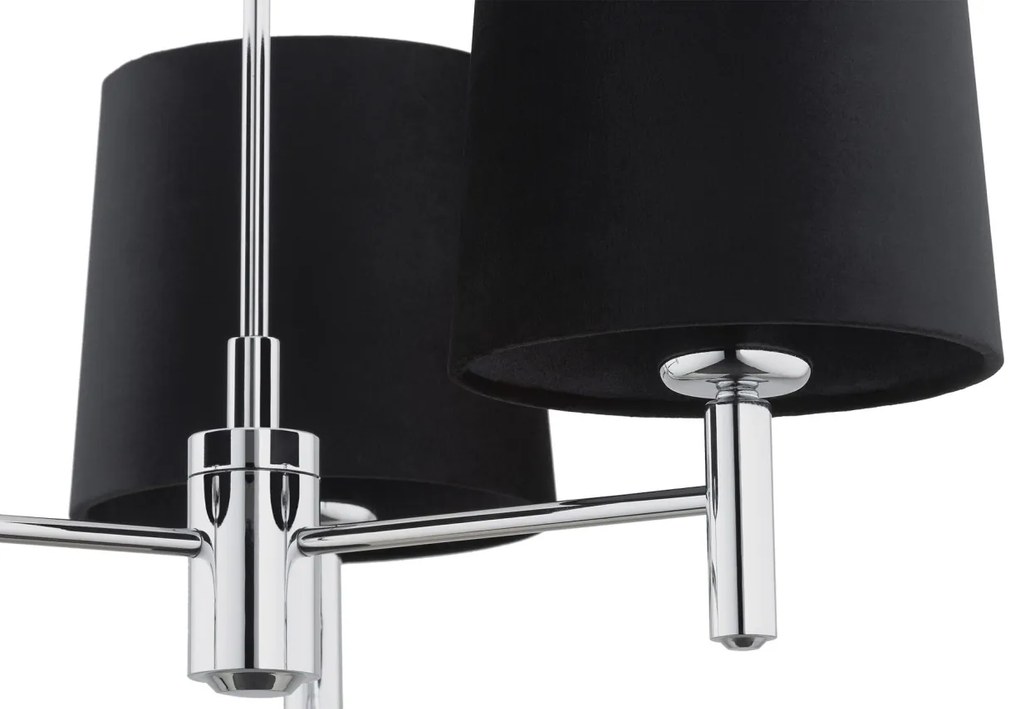 Candelabru modern design elegant BOLZANO 3L negru