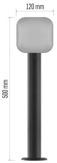 Lampă LED de exterior NIKA LED/12,5W/230V IP44 50 cm