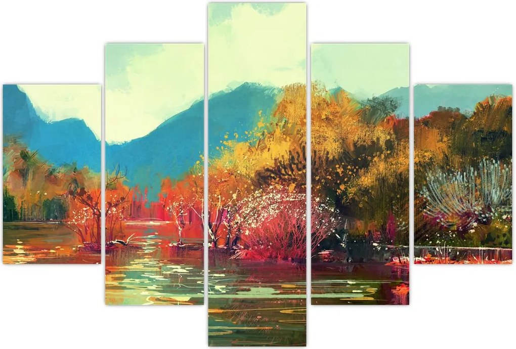 Tablou - Culorile toamnei (150x105 cm)