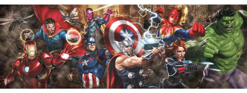 Avengers Ultimate Unite Puzzle panoramic de 1000 de piese Clementoni