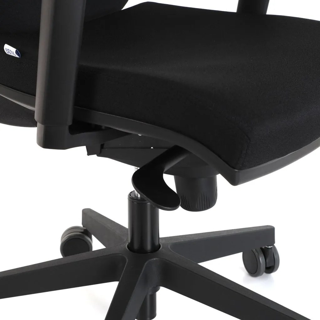Scaun de birou Evita, negru