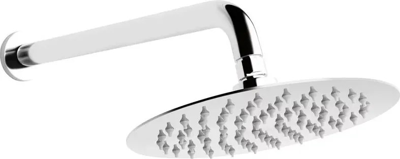 Palarie si brat de dus Ferro Slimline 200 mm crom lucios