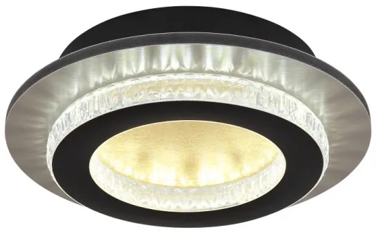 Globo 48042-12G - Plafonieră LED JAYDEN, 12W, 230V, Ø 20 cm, negru