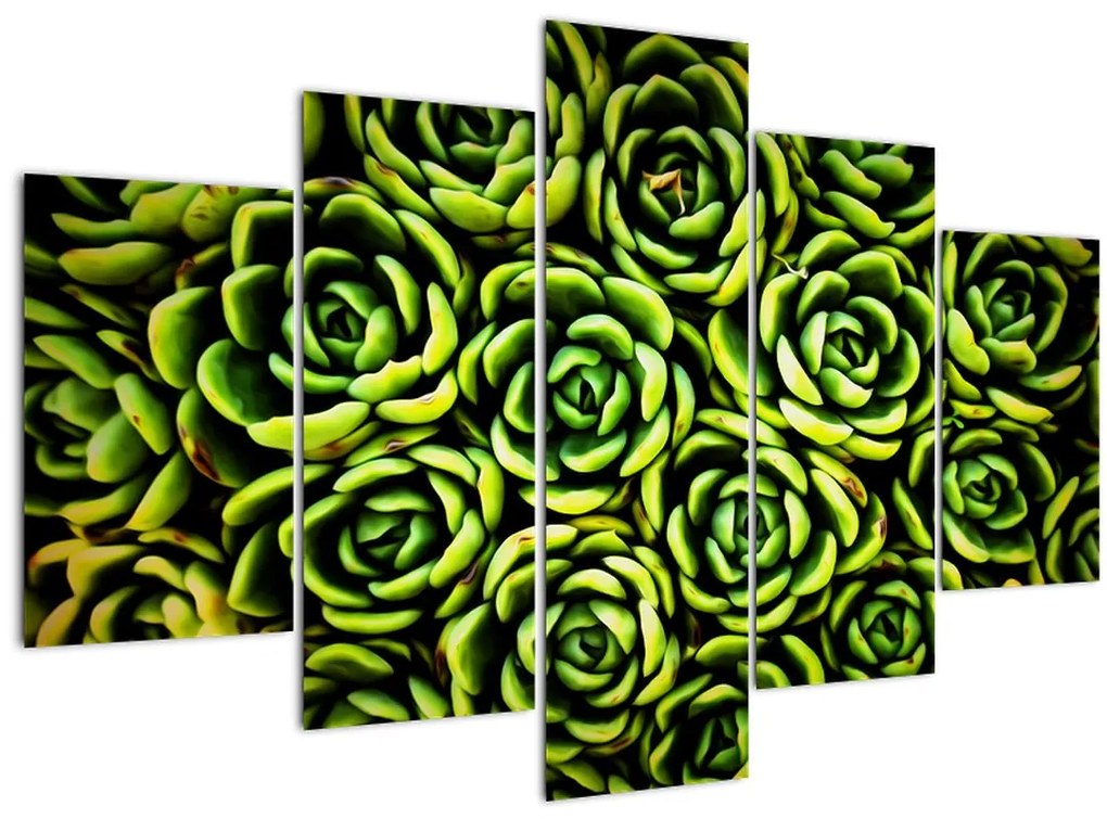 Tablou cu flori de piatră (150x105 cm)