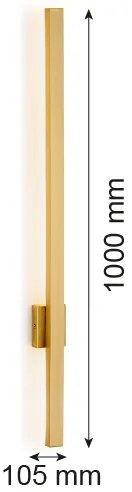 Aplică LED ASSE LED/10W/230V aurie Argon 8053