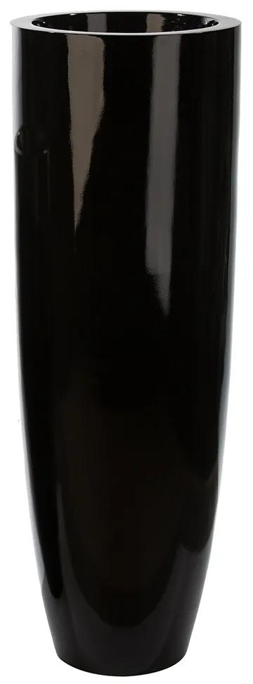 Suport ghiveci KONUS, compozit, negru, 115x40 cm