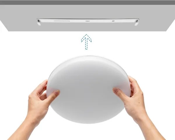 Aigostar - Plafonieră LED pentru baie LED/24W/230V 3000K-6500K IP54 + telecomandă