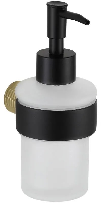 Mexen Base dozator de săpun, negru/auriu - 70882388-57