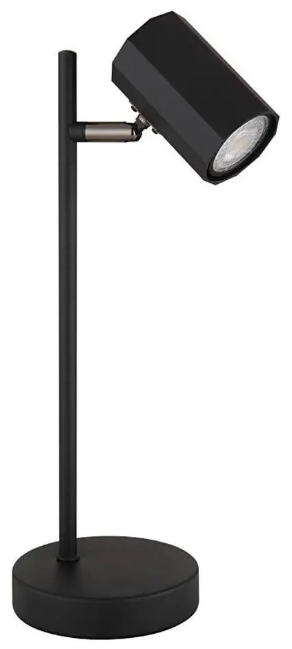 Lampă de masă Globo 57918TB JAMES 1xGU10/5W/230V negru