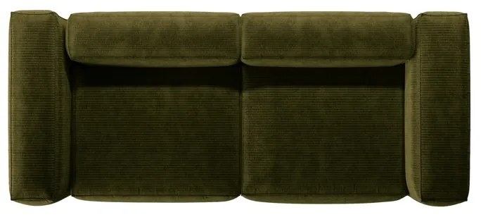 Canapea 3 locuri Bergamo velur reiat L264 cm