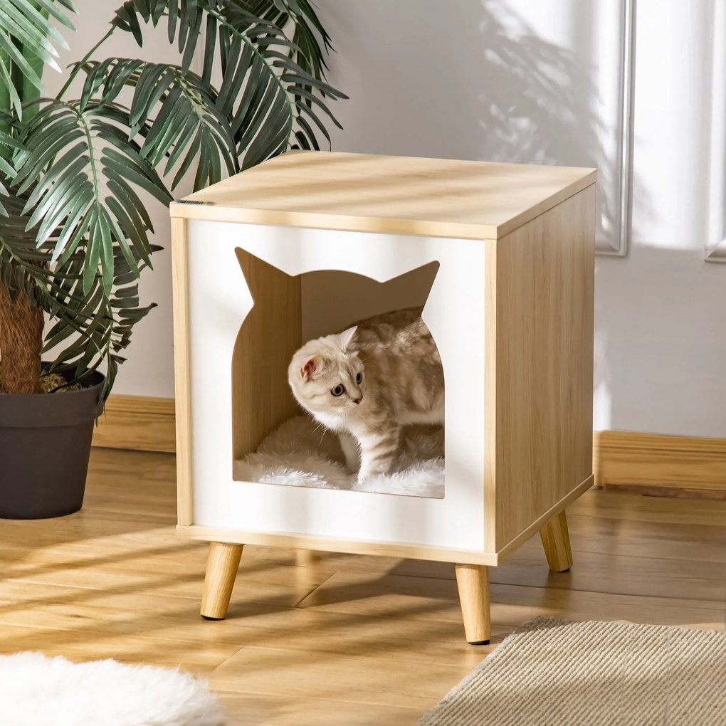 Culcus 2 in 1 pentru pisici PawHut, 40x40x50 cm | AOSOM RO
