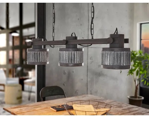 Eglo 43447 - Candelabru pe lanț TURROCK 3xE27/28W/230V