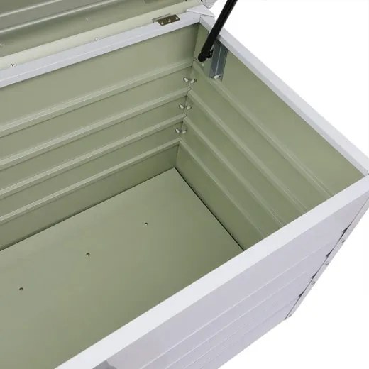 Deuba Cutie de depozitare metalica 120x62x63 cm - alba