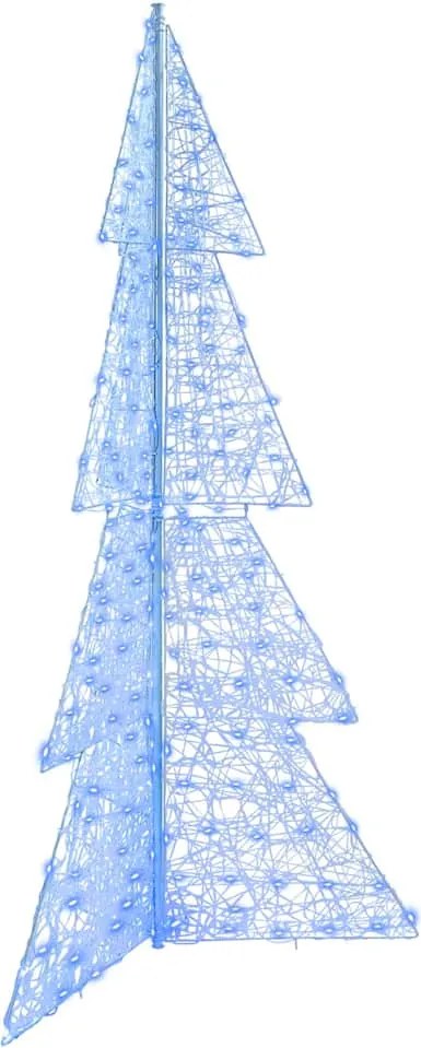 vidaXL Brad de Crăciun cu 240 LED albastru 180 cm Acril