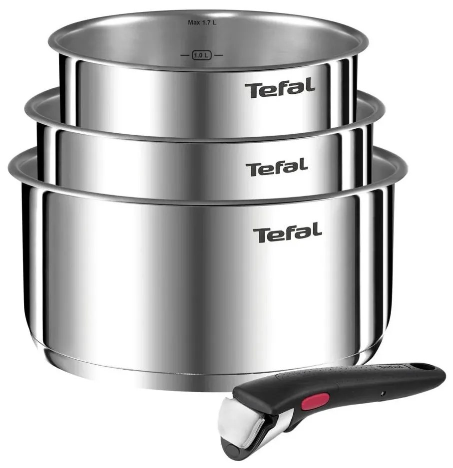 Tefal INGENIO EMOTION set 4 piese inox, vase gătit profesionale