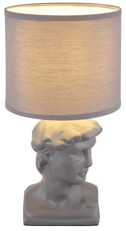 Lampa de masa ceramica gri HERMES