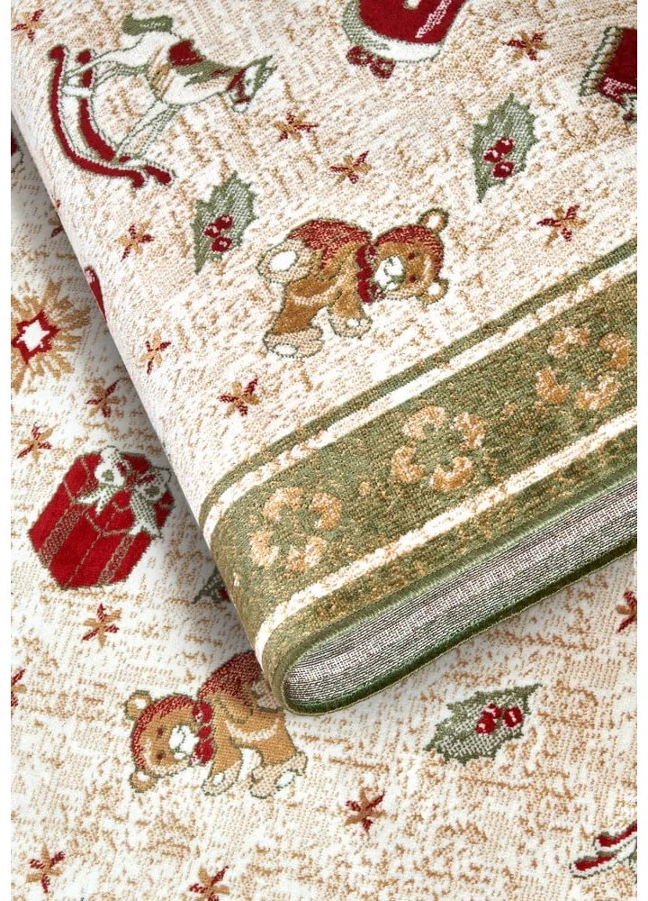 Covor verde din amestec de bumbac 160x230 cm cu model de Crăciun Toy's Delight Green Christmas – Villeroy&Boch