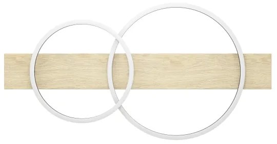 Plafonieră LED Eglo 901716 BOYAL 2xLED/12W/230V 3000K bej/negru