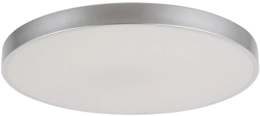 Plafoniera LED design slim Tesia argintiu 36W