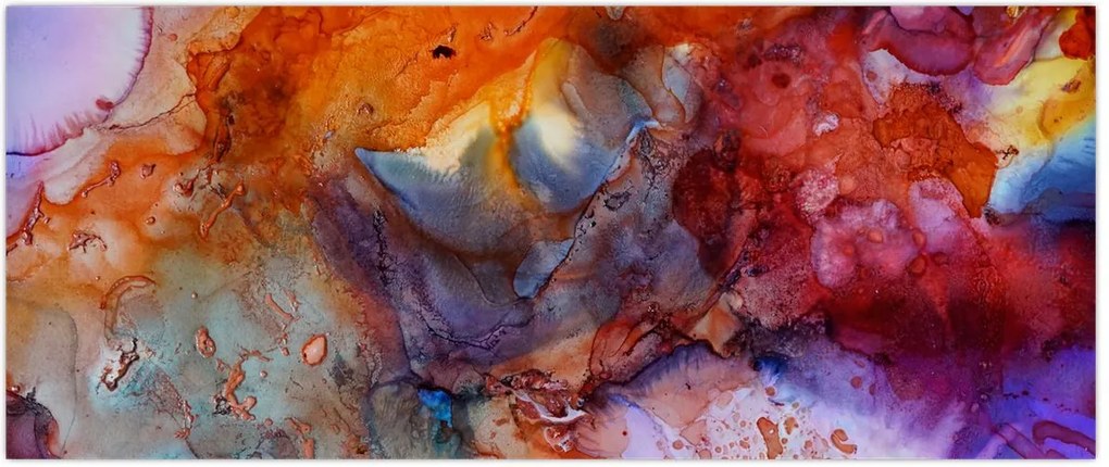 Tablou - Abstract Ink Art (120x50 cm)