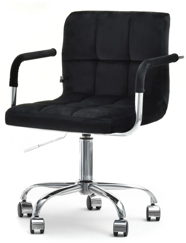Scaun Elita (negru + crom). 1110023