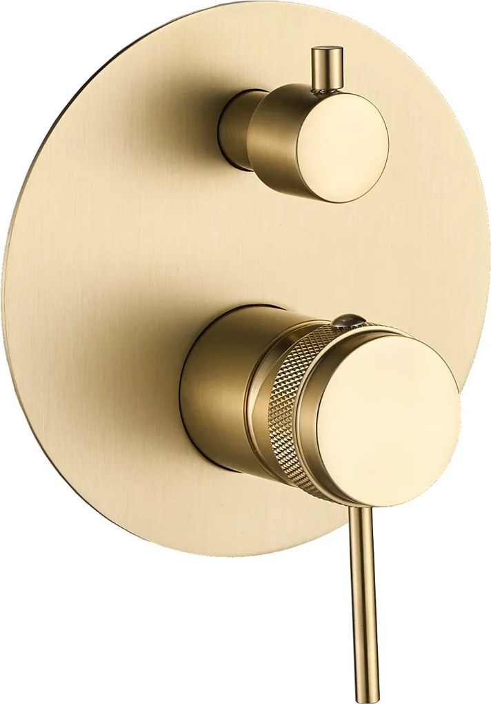 Set de dus incastrat Rea Lungo Grip Gold Brush + BOX