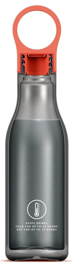 Termos portocaliu 500 ml Loop – Joseph Joseph