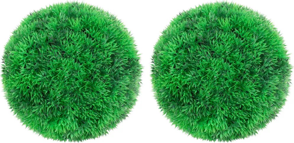 vidaXL Bile de arbuști cimișir artificiali, 2 buc., 22 cm