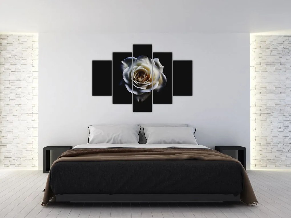 Tablou cu trandafir alb (150x105 cm)