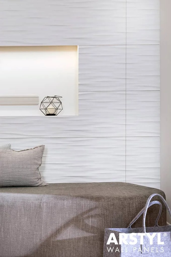 Panou decorativ 3d interior poliuretan Arstyl 3D WAVE