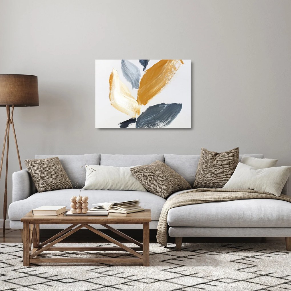 Tablou pe sticlă - Pictură minimalistă (70x50 cm)