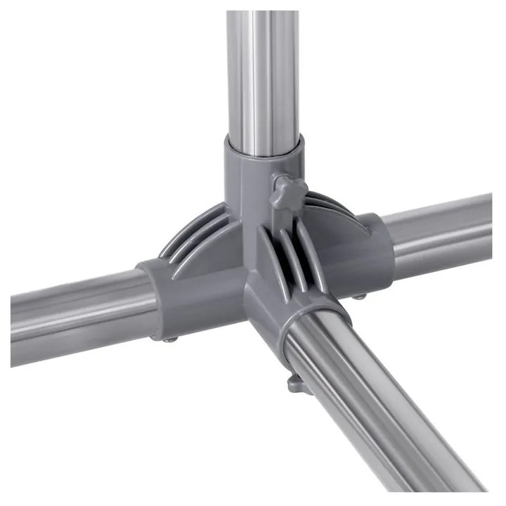 Suport pentru haine în două trepte JASON 93x49x113-198cm, argintiu SongmicsHome