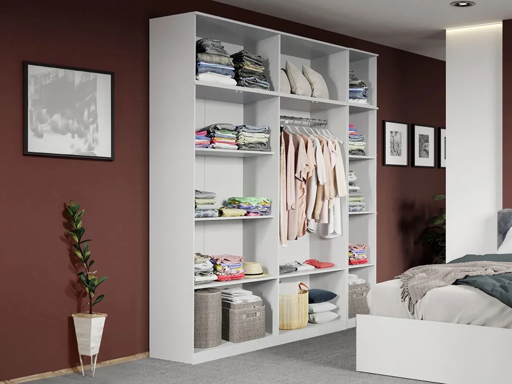 Set mobila dormitor complet Alb Nude C13
