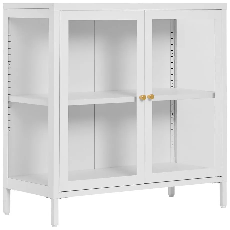 Vitrină albă din metal 80x80 cm Dalby – House Nordic