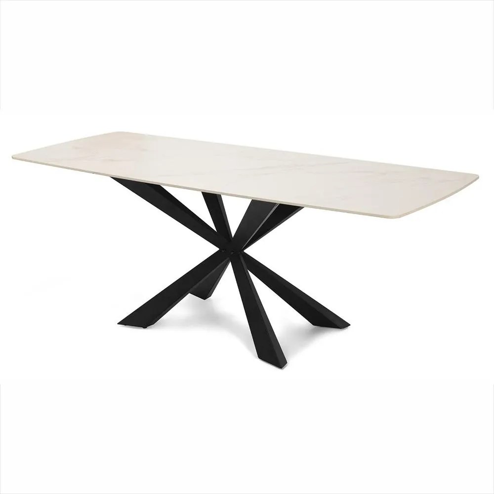 Masă de dining AVENBERG ATLAS 200 Alb