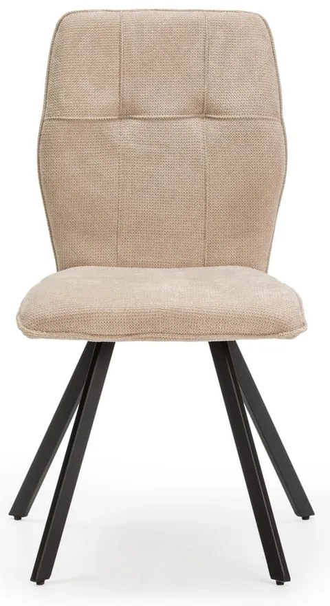 Scaune de dining bej 4 buc. Mery – Marckeric