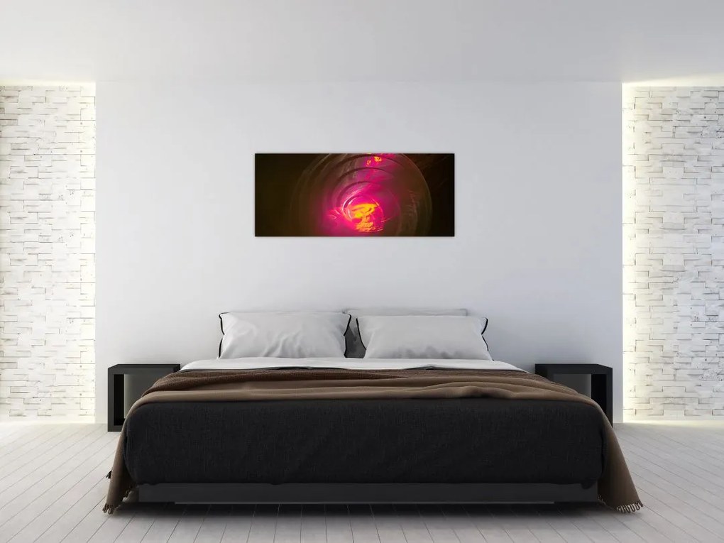 Tablou - abstacție cu spirala (120x50 cm)