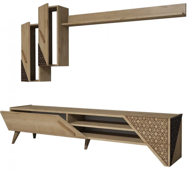 Ansamblu Comoda TV Beril Oak