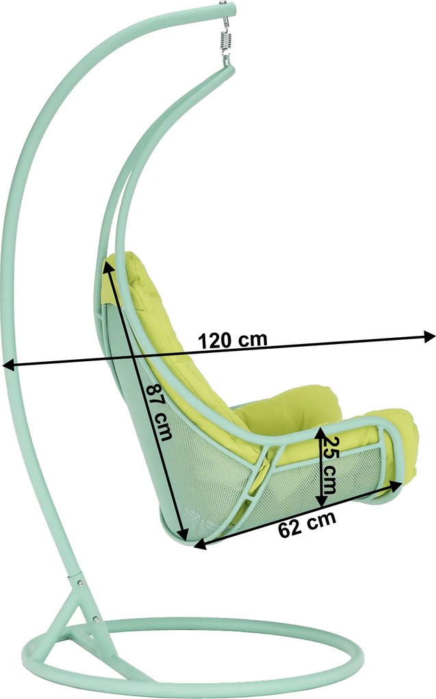 Balansoar suspendat , neomint / verde, TALISE