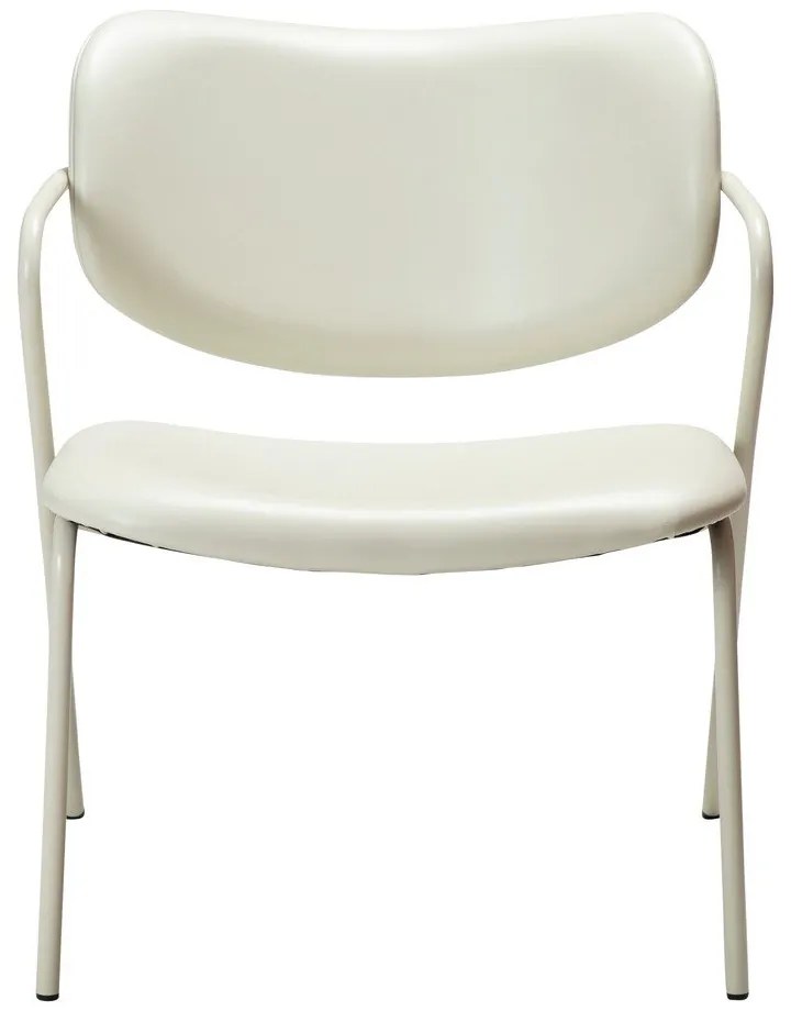 Fotoliu crem din imitație de piele Zed – DAN-FORM Denmark