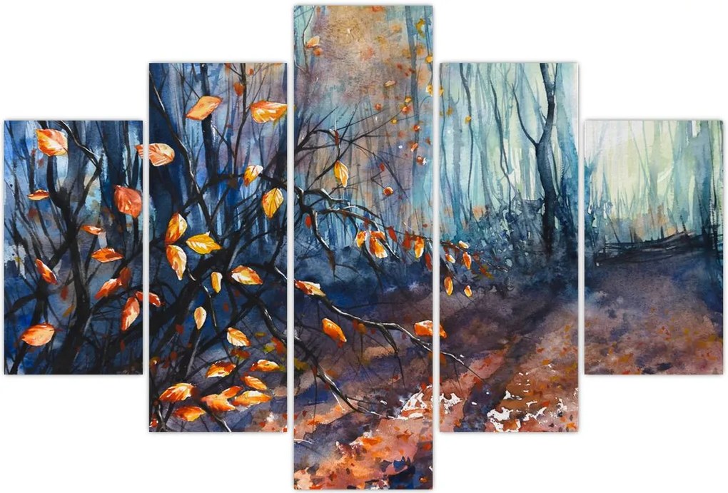 Tablou - Razele solare de toamnă (150x105 cm)