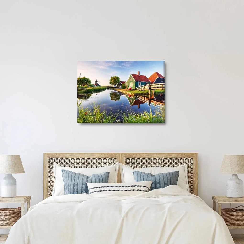 Tablou cu mori din Olanda (70x50 cm)