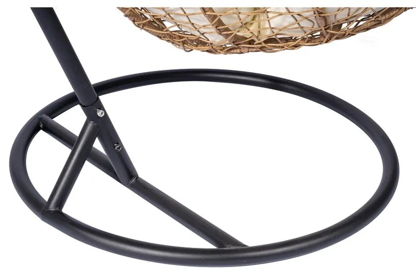 Fotoliu suspendat din ratan artificial Bonami Selection Noela, natural